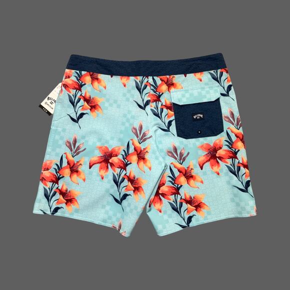 Billabong Sundays Pro 19" Boardshorts Coastal Blue NWT Size 38 - Picture 7 of 8